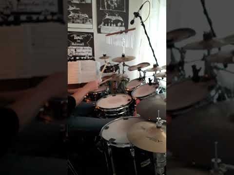 Double bass drum triplets exercise 134 G, 180 bpm, starting with
