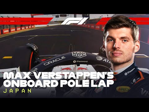 Max Verstappen's Pole Lap | 2025 Japanese Grand Prix | Pirelli