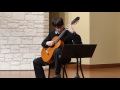 Danza Caracteristica (Leo Brouwer) Classical Guitar Live - John Henry Johnson