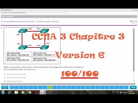 CCNA3 chapitre 3 version 6 solution 100%
