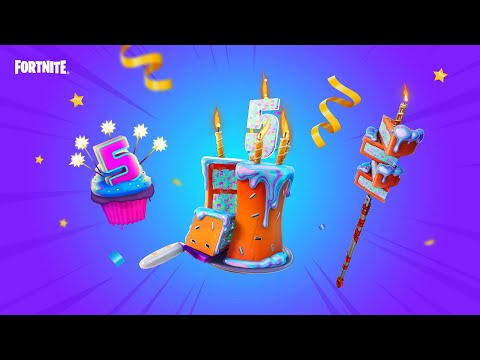 FORTNITE 5th BIRTHDAY EVENT! Challenges, Unvaulted Items & Free Rewards! [Season 4]
