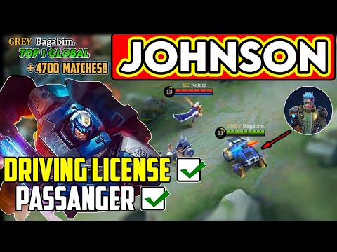 Brilliant Driving Skill, Deadly Combo!! Top 1 Global Johnson by Bagabim - MLBB