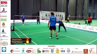 BNI Badminton 27-7-2025 | Full Highlights Deepak/sarthak vs pranshu/shaurya  Match 1