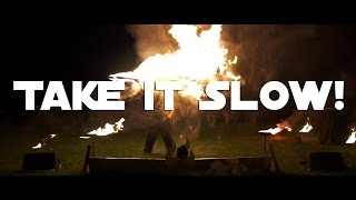 Slow Motion Fire Show (GH4 - 96fps)