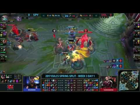 UOL vs SPY: Best of 3 - Day 1 Week 3 EU 2017 Spring Split
