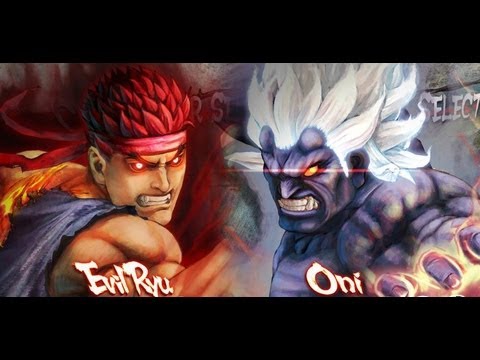 Super Street Fighter IV Arcade Edition PC - Evil Ryu vs Oni