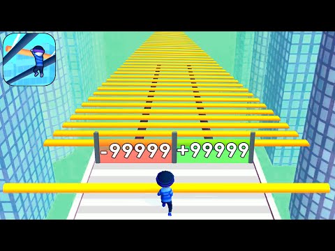 Satisfying Mobile Game Roof Rails Top Free Gameplay Walkthrough All Levels Latest Update Max Speed