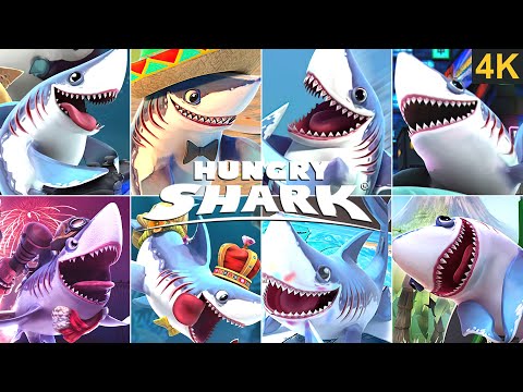 PORBEAGLE ALL TRAILER & MOVIE THROUGH THE YEARS!!! (2010 - 2022) HUNGRY SHARK WORLD 4K