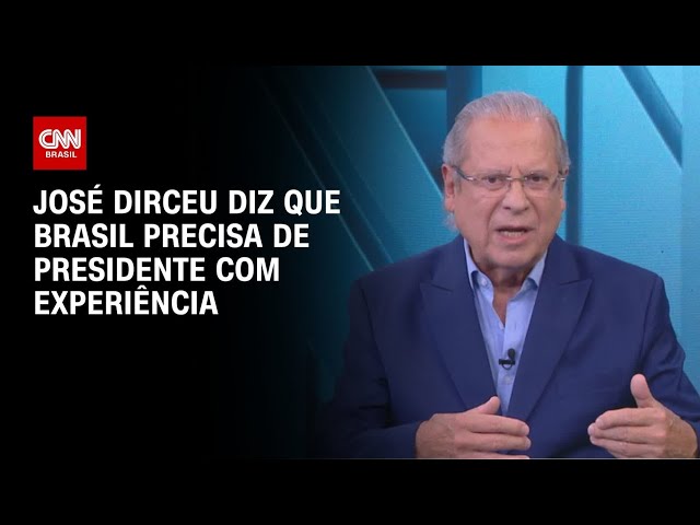 Dirceu diz que Brasil precisa de presidente com liderança e critica Flávio Bolsonaro | CNN 360º