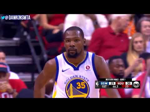 Kevin Durant Full Highlights 2018 WCF GM1 Golden State Warriors vs Rockets   37 Pts!   FreeDawkins