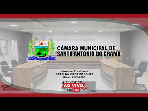REUNIÃO ORDINÁRIA DA CÂMARA MUNICIPAL DE SANTO ANTÔNIO DO GRAMA 21/10/2025