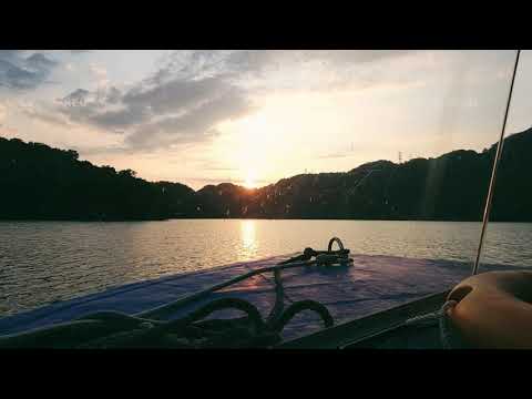 shihmen reservoir setting sun 20211002