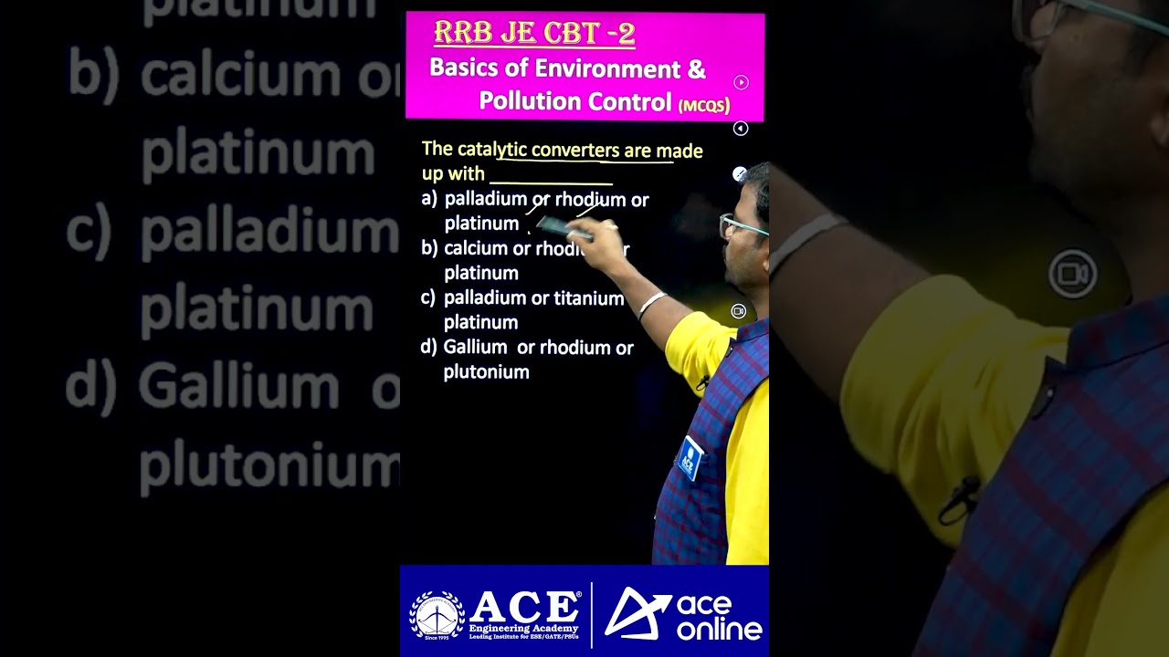 Basics of Environment & Pollution Control | #catalyticconverter #rrbje #cbt2 #generalscience