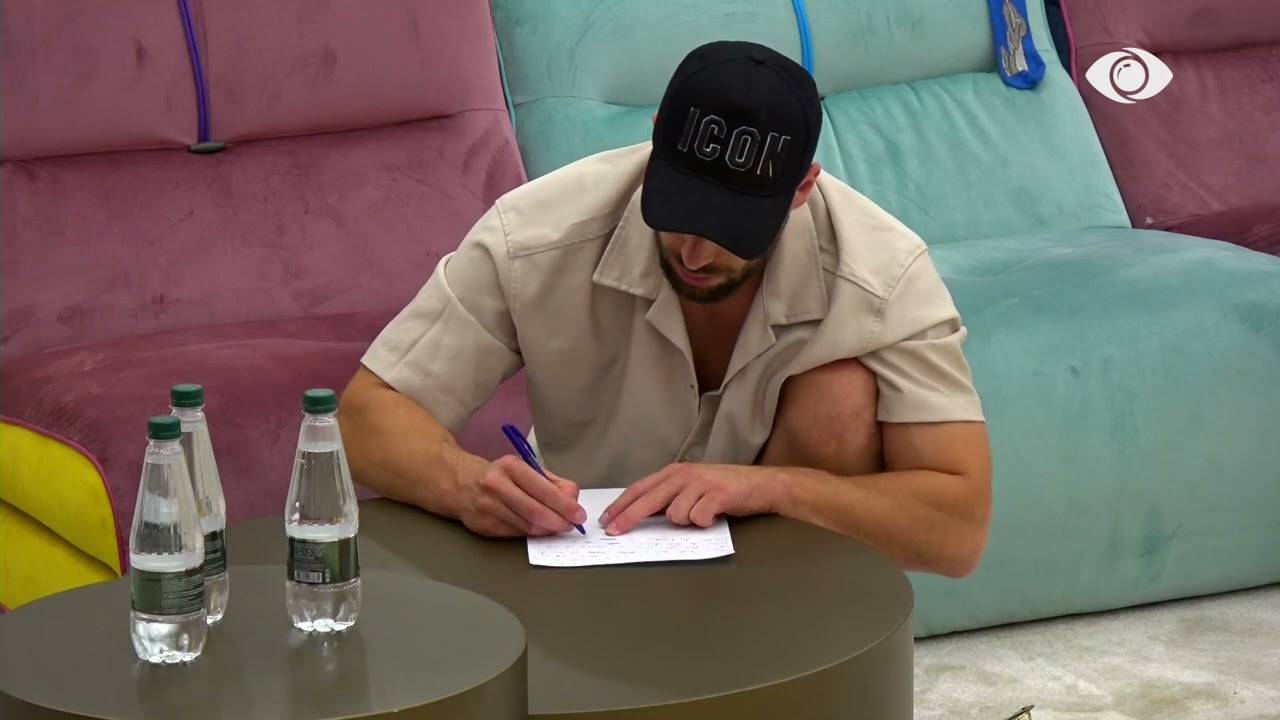 “A mos vallë do kesh durim?/ Sfida e Vëllait të Madh, Meritoni shkruanë letrën për veten e tij