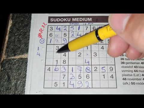 (#3232) Double Thirty Two! Medium Sudoku puzzle. 08-12-2021 (No Additional today)
