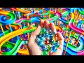 Marble Run Course You Can Watch Forever Marble Course Creator Course Like Mario Kart Race ASMR