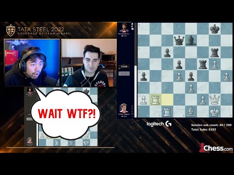 GM Magnus Carlsen BLUNDERS twice against GM Jorden van Foreest