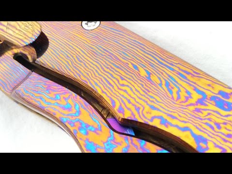 Knifemaking Tuesdays Week 88 - Timascus Part 2 - finished knife!