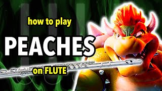 How to play Peaches on Flute | Flutorials