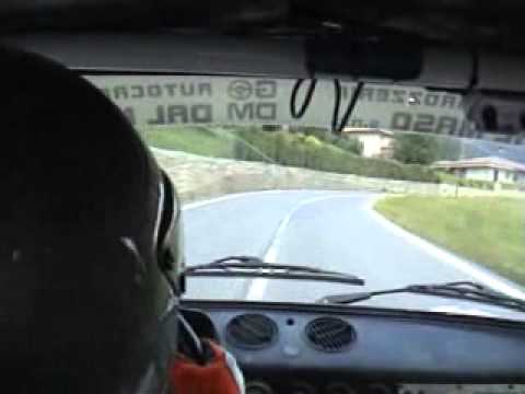 1000 Miglia Storico 2011 cameracar Santagiuliana - Zoso su A 112 Abarth nella PS9 Barghe