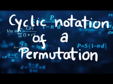 #26||Cyclic notation of a permutation||S3 Group||Group theory||Maths for graduates