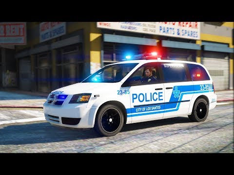 LSPDFR - Day 652 - Police minivan pursuit