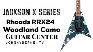 Video thumbnail for Jackson X Series Rhoads RRX24 Woodland Camo. Guitar Center. 10/14/21 by Johnny Beane