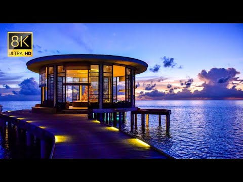 Fly Away to HAWAII in 8K ULTRA HD - Tropical Island Tour with Nature Relaxing Music & Drone Video 8K