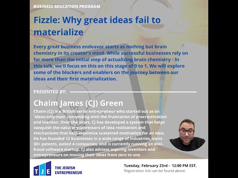 Fizzle: Why Great Ideas Fail to Materialize by Chaim Green