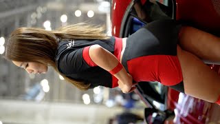 【東京オートサロン2023】ミニスカギャルコンパニオン【VALENTI JAPAN】