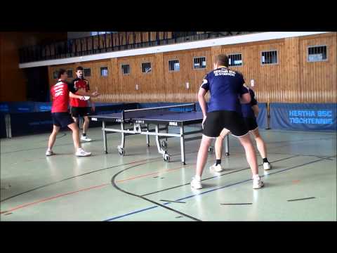 Moritz Voß/ Marc Schinkel - Daniel Streich/ Jan Hermann (Tischtennis 2015)