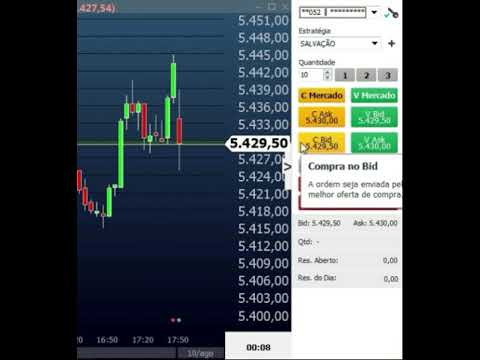 Trader iniciante  ganhe o leilão de abertura rápido 10/08/2020