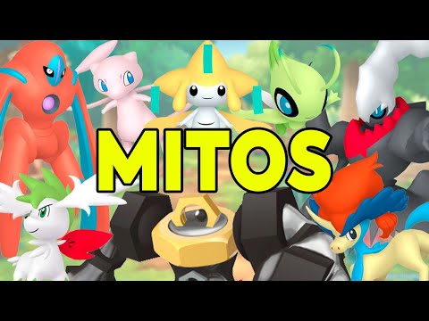 CONHECENDO TODOS OS POKÉMON MÍTICOS !!