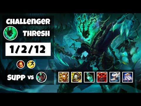 Thresh vs Karma EU Challenger SUPPORT (1/2/12) - v11.8
