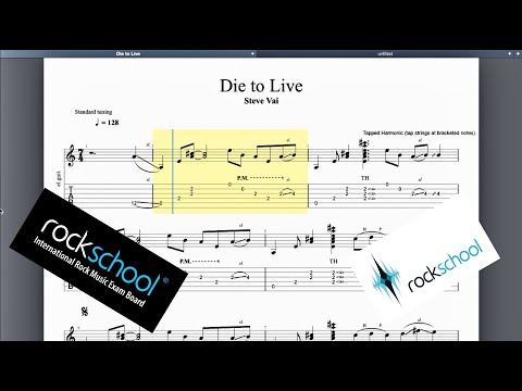 Die To Live Rockschool Grade 8 Guitar