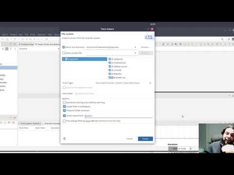 Trace Compass opening Clang Build-time traces