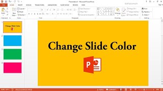 How to Change Slide Background Color In PowerPoint
