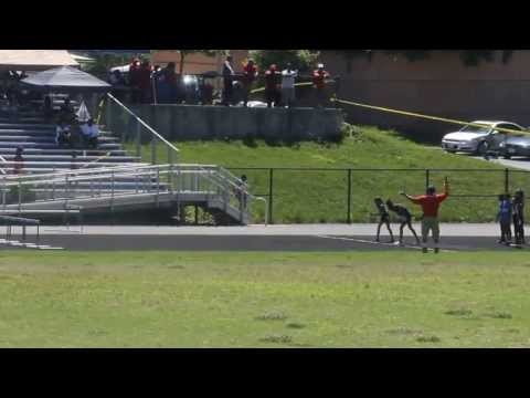 80m 11-12 Girls Hurdles -  Leah Phillips & Christine Potter