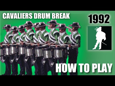 How to play Cavaliers 1992 Drum Solo