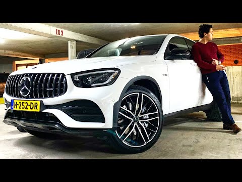 2020 Mercedes GLC 43 AMG Coupe - Full Night Review Drive Interior Sound Exterior Infotainment