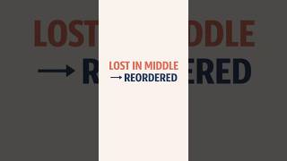 Your LLM Ignores the Middle #rag #aiengineering #llm