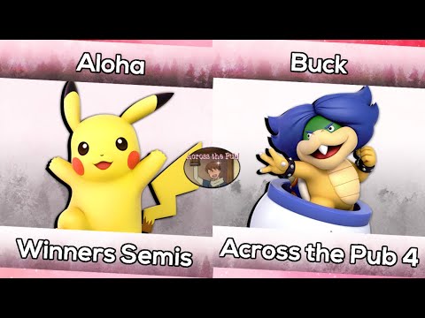 Aloha (Pikachu) vs. Buck (Bowser Jr.) | Across the Pub 4 | Smash Ultimate WSF
