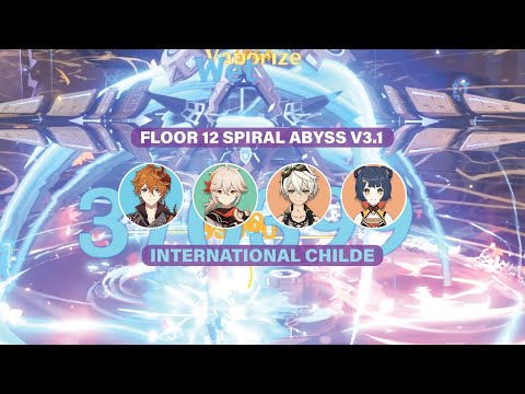 International Childe All Chambers - Floor 12 Spiral Abyss 3.1 (Genshin Impact)