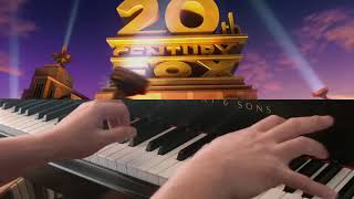 Top 10 Classic Movie Studios Theme Songs Intros on Piano/Fart GUN. Ft. my son