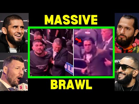 UFC Fighters REACT to Dillon Danis vs Team Makhachev INSANE BRAWL at UFC 322