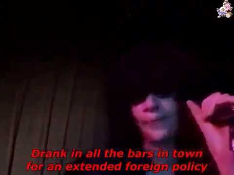 Ramones - Bonzo Goes To Bitburg (Live at Top Cat Studios 1986 subtitulado en ingles/lyrics)