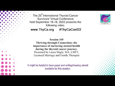 Thriving through Connection: Importance of nurturing mental health during the cancer journey. 345