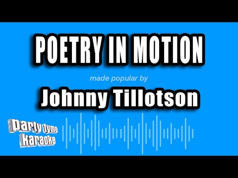 Johnny Tillotson - Poetry In Motion (Karaoke Version)