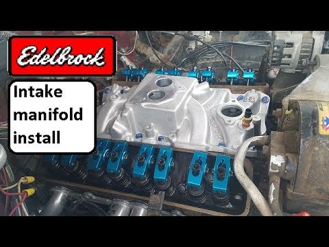 Edelbrock #3704 SBC TBI Intake Manifold Install