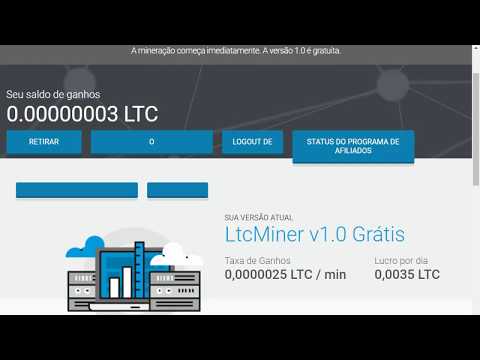 GANHE 0,0035 POR DIA EM LITECOIN GRATIS COM ESTA MINERADORA ...LITECOINMINER...